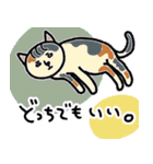 三毛猫フクちゃん（個別スタンプ：4）