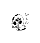 白黒ねこの日常（個別スタンプ：5）