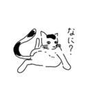白黒ねこの日常（個別スタンプ：11）