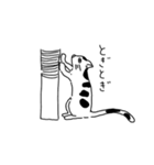 白黒ねこの日常（個別スタンプ：24）