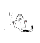 白黒ねこの日常（個別スタンプ：26）