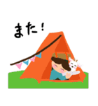 よく使う言葉多め 秋のポンちゃん（個別スタンプ：38）