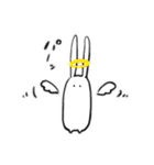 シュール長うさぎ（個別スタンプ：17）