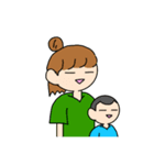 お団子ちゃんとマルコメ君（個別スタンプ：16）