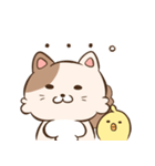 もふねこ時々ひよこ（個別スタンプ：7）