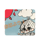 釣りするはっくん（個別スタンプ：1）
