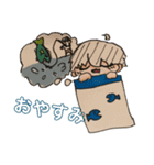 釣りするはっくん（個別スタンプ：2）