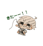 釣りするはっくん（個別スタンプ：27）