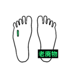 君、それは、、足ツボやろうよ（個別スタンプ：3）