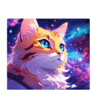 宇宙の中の猫2（個別スタンプ：3）