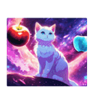 宇宙の中の猫2（個別スタンプ：5）