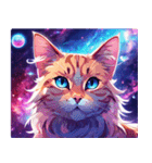 宇宙の中の猫2（個別スタンプ：7）