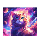 宇宙の中の猫2（個別スタンプ：12）