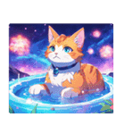 宇宙の中の猫2（個別スタンプ：18）
