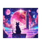 宇宙の中の猫2（個別スタンプ：24）