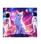 宇宙の中の猫2（個別スタンプ：25）