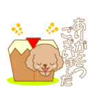 わんこ日和(茶プー)2-toYvu-（個別スタンプ：18）