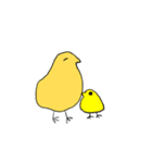 がんばる ひよこ（個別スタンプ：15）