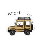 車の絵のスタンプ（個別スタンプ：9）