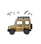 車の絵のスタンプ（個別スタンプ：17）