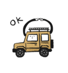 車の絵のスタンプ（個別スタンプ：18）