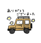 車の絵のスタンプ（個別スタンプ：25）