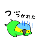 デカ文字！ボウシインコ（個別スタンプ：37）