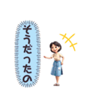 シニア女性スタンプ（個別スタンプ：27）