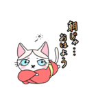 福を呼ぶ！！かぎしっぽねこ大ちゃん侍（個別スタンプ：33）