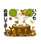 ほのぼの猫さん ♡ 秋の挨拶（個別スタンプ：31）