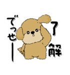 プードル犬『関西弁』（個別スタンプ：7）