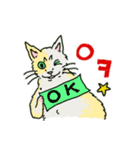 うちの猫と韓国語（日本語訳あり）修正版（個別スタンプ：14）