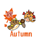 モブドの秋Autumn（個別スタンプ：1）