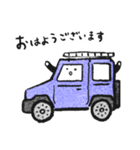 車の絵のスタンプ 3（個別スタンプ：1）