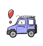 車の絵のスタンプ 3（個別スタンプ：27）