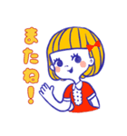 かわいい女の子スタンプ1（個別スタンプ：3）