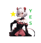 にんげんあくまちゃん（個別スタンプ：3）