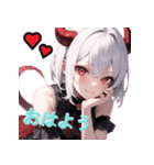 にんげんあくまちゃん（個別スタンプ：4）
