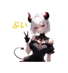 にんげんあくまちゃん（個別スタンプ：10）
