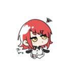赤いあの子（個別スタンプ：2）