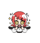 赤いあの子（個別スタンプ：5）