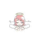 赤いあの子（個別スタンプ：9）