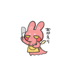 赤いあの子（個別スタンプ：15）