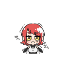 赤いあの子（個別スタンプ：22）