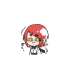 赤いあの子（個別スタンプ：25）