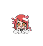 赤いあの子（個別スタンプ：27）