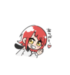赤いあの子（個別スタンプ：29）