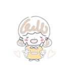 ゆるふわ ツインおだんごちゃん（個別スタンプ：11）
