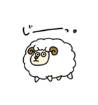 眠い羊さん（個別スタンプ：1）