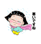 女の子のスタンプ2（個別スタンプ：7）